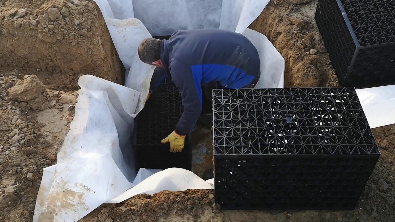 Soakaway installation in Amersham with mini digger excavation